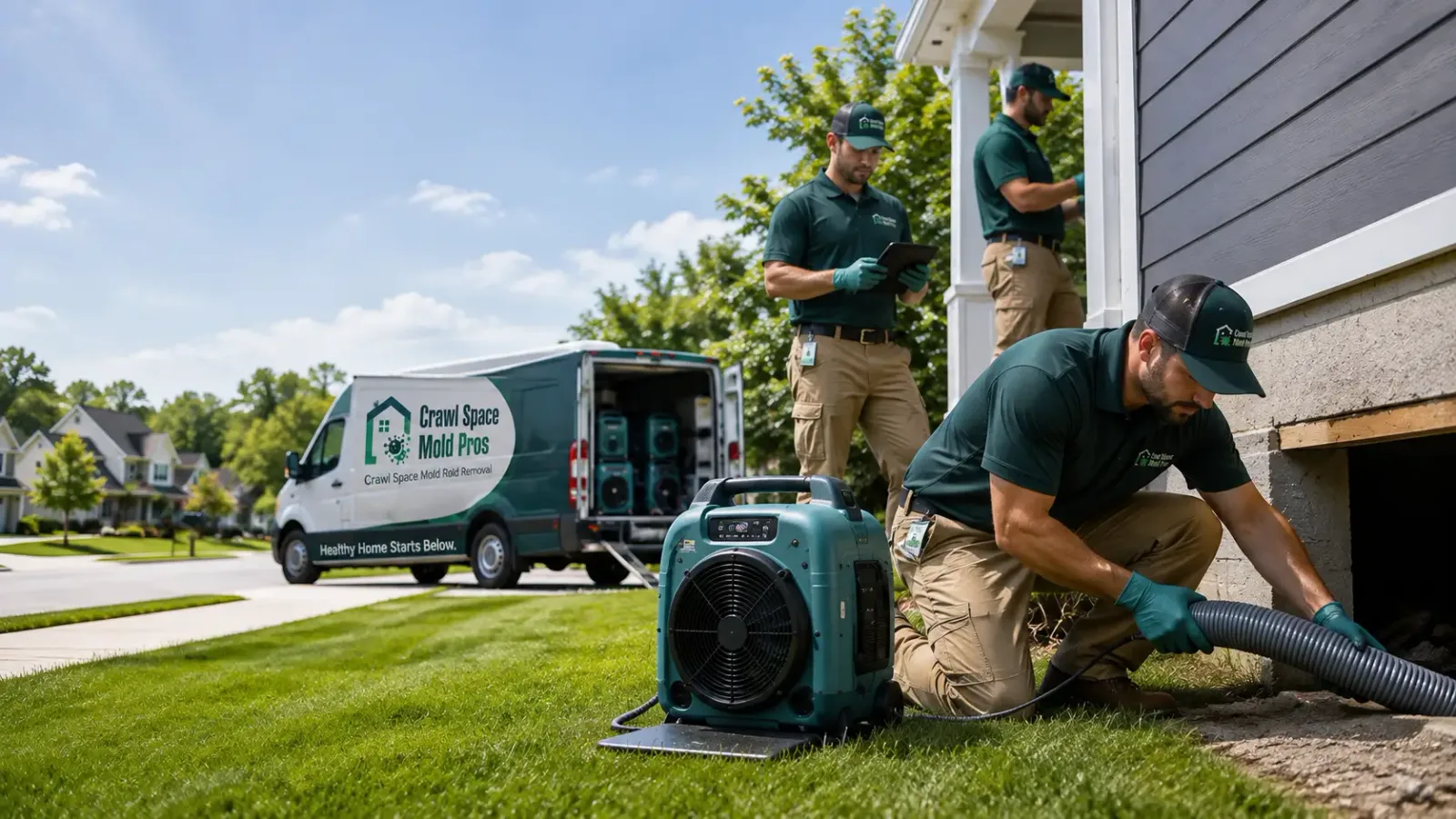 Crawl Space Mold Removal in Alsen, ND